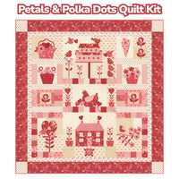 PRESALE Petals and Polka Dots Quilt Kit Boxed by Bunny Hill Designs for Moda Fabrics | KIT3080