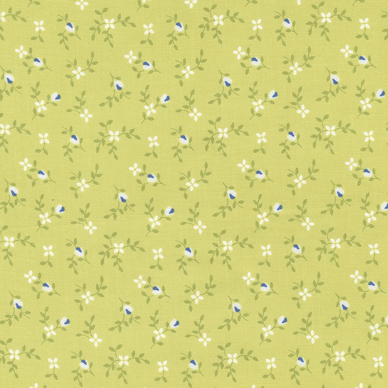 PRESALE Cali & Co Vine and Bud Light Lime Yardage by Corey Yoder for Moda Fabrics | 29192 38