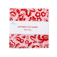 Letters to Cupid 5" Stacker by My Mind's Eye for Riley Blake Designs | 42 Pcs | 5-16980-42