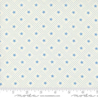 Grand Haven Star Check Cream Sky Yardage by Minick & Simpson for Moda Fabrics | 14982 26