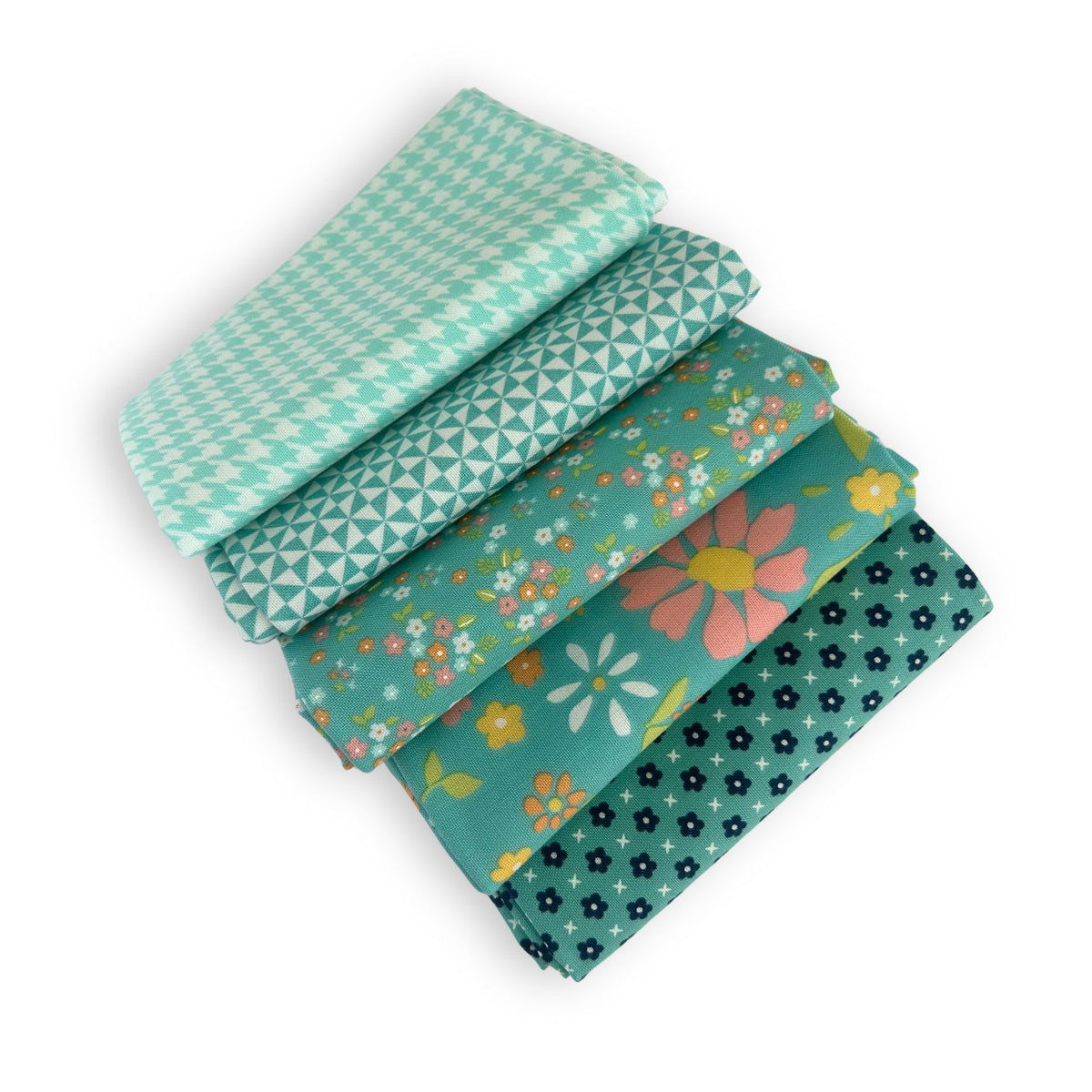 Delightfully Yours Custom Fat Quarter Bundle Poolside by Sherri & Chelsi for Moda Fabrics  | Curated Bundle | 5 Fat Quarters