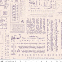 PRESALE TYPE/ography Background Plum Yardage by Lori Holt of Bee in My Bonnet for Riley Blake Designs | C16851-PLUM