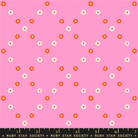 PRESALE Best Day Ever Diamond Flowers Flamingo Yardage by Melody Miller for Ruby Star Society | RS0107 14