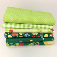 Fruit Salad Custom Fat Quarter Bundle Green by Corey Yoder for Moda Fabrics | 6 FQs | Curated Bundle