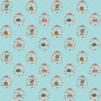 Whimsical Woodland Animals Aqua Yardage by Tasha Noel for Riley Blake Designs | C17641-AQUA
