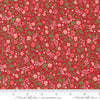 PRESALE Berry And Pine Christmas Posies Cranberry Yardage by Lella Boutique for Moda Fabrics | 5241 14