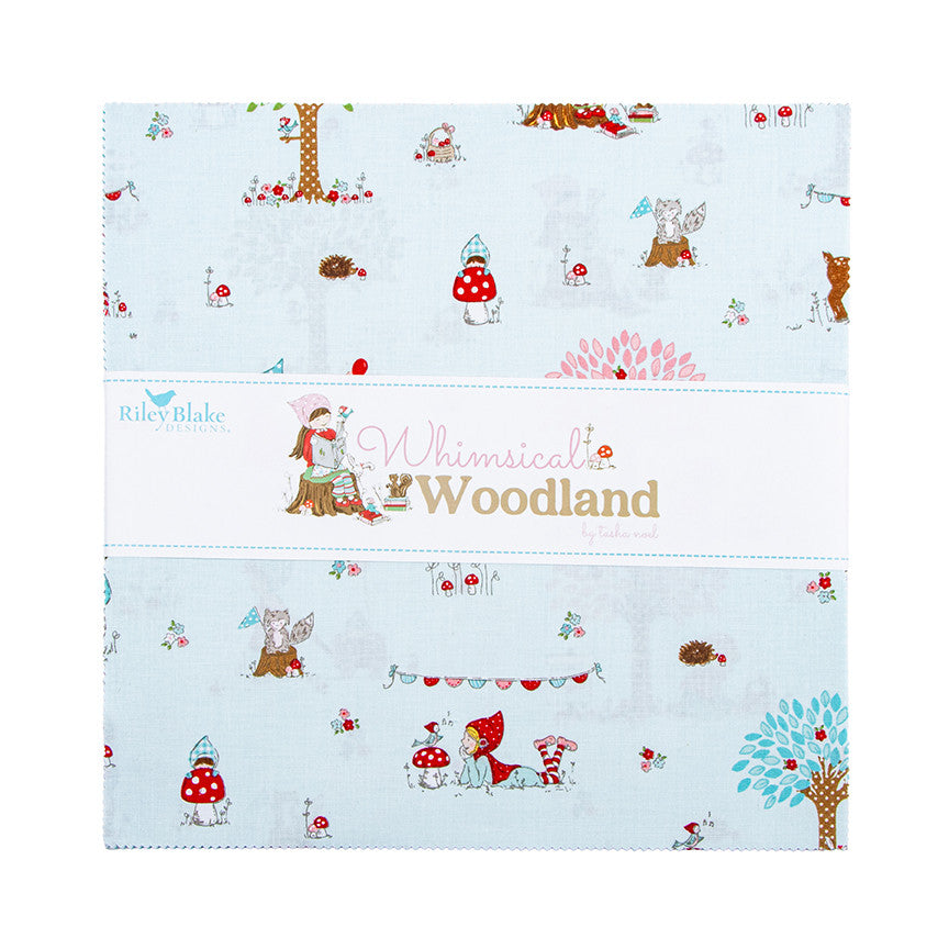 Whimsical Woodland 10" Stacker by Tasha Noel for Riley Blake Designs | 42 Pcs | 10-17640-42