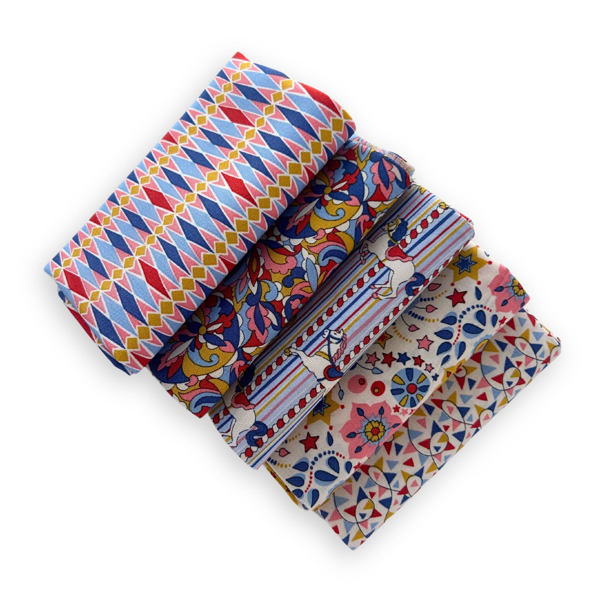 Half Yard Bundle | Summer Fair by Liberty Fabrics for Riley Blake Designs | 5 Half Yard Cuts | Curated Bundle