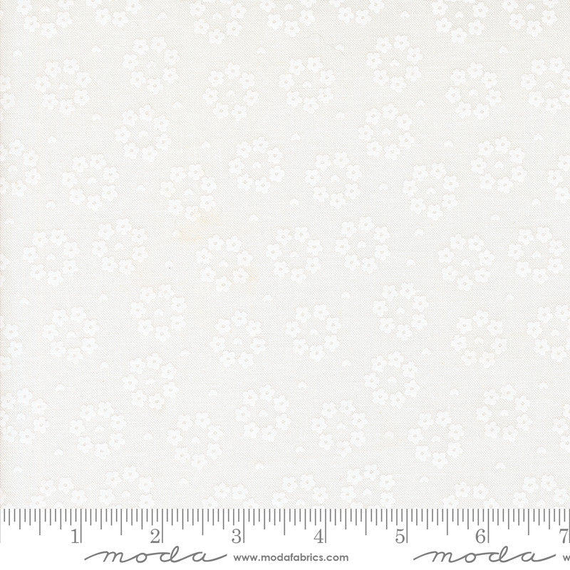 Raspberry Summer Rosy Cloud White Yardage by Sherri & Chelsi for Moda Fabrics | 37695 21