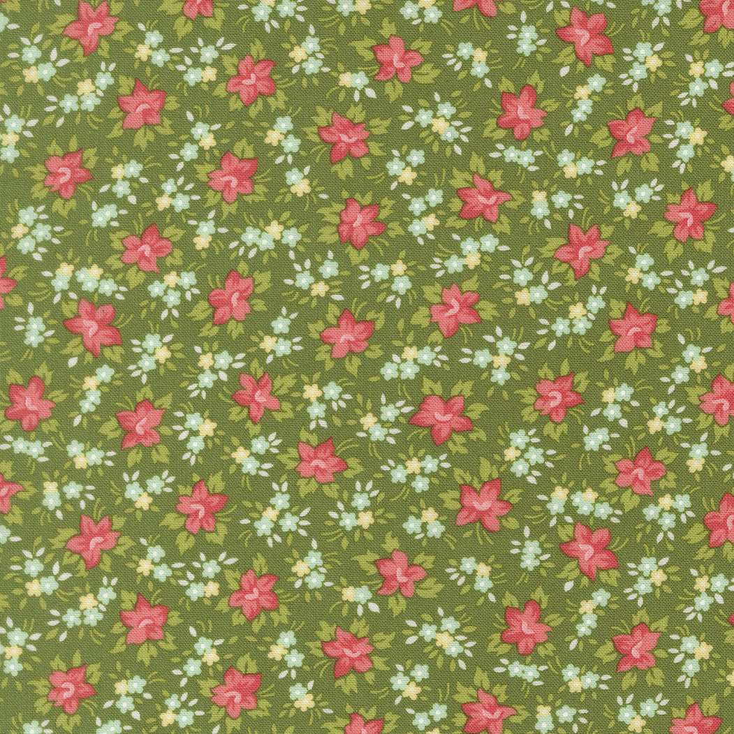 PRESALE Bloomsberry Marylebone Green Yardage by Camille Roskelley for Moda Fabrics | 55353 15