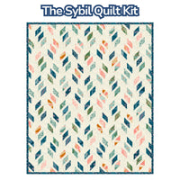 The Sybil Quilt Custom Quilt Kit With Reimagined Landscapes by Jen Hewett for Ruby Star Society | Quilt Size 64" x 76"