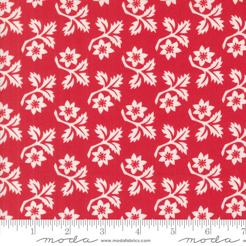 PRESALE Buon Natale Woodcut Christmas Pomegranate Yardage by Fig Tree & Co for Moda Fabrics | 35402 14