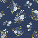 Between the Pages Main Navy Yardage by Fran Gulick of Cotton and Joy for Riley Blake Designs | C15370-NAVY