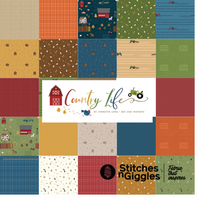 Country Life Cotton Grazing the Hay Yardage by Jennifer Long of Bee Sew Inspired for Riley Blake Designs| C13793 COTTON