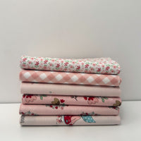 Whimsical Woodland Custom Fat Quarter Bundle Pink by Tasha Noel for Riley Blake Designs | 6 FQs | Curated Bundle