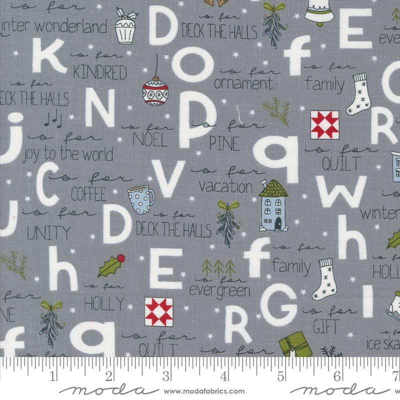 On Dasher A To Z Stormy Yardage by Sweetwater for Moda Fabrics |  55660 25