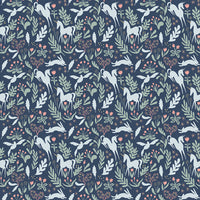 PRESALE Story Land Magic Folk Navy Yardage by Sarah Jane for Riley Blake Designs | C18303-NAVY