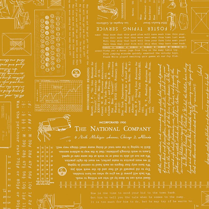 TYPE/ography Cider Yardage by Lori Holt of Bee in My Bonnet for Riley Blake Designs | C16850-CIDER