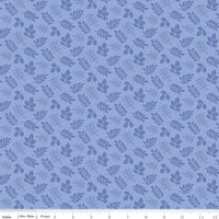 Little Darlin' Leaves Periwinkle Yardage by the RBD Designers for Riley Blake Designs | C16974-PERIWINKLE