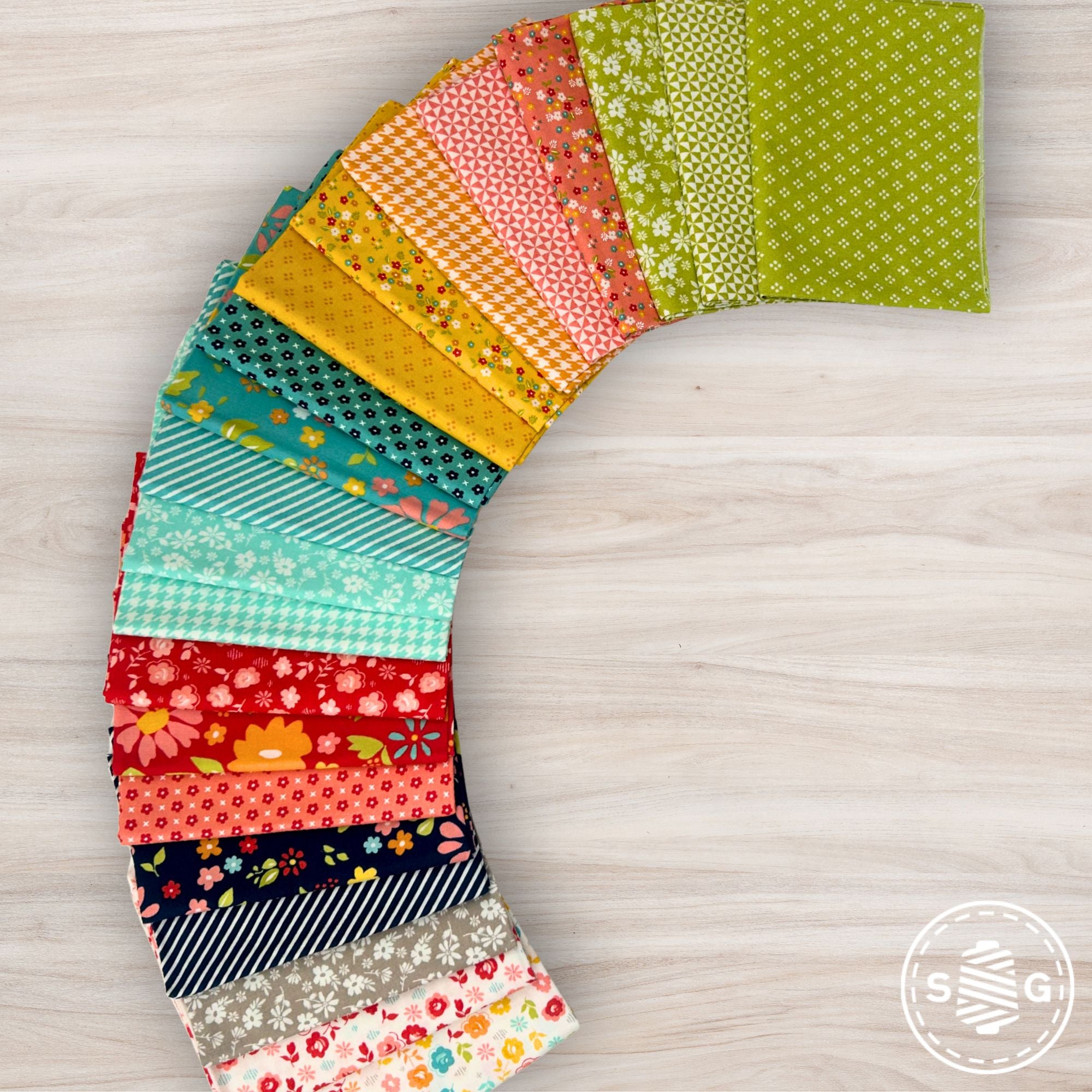 Delightfully Yours Custom Fat Quarter Bundle by Sherri & Chelsi for Moda Fabrics  | Curated Bundle | 21 Fat Quarters