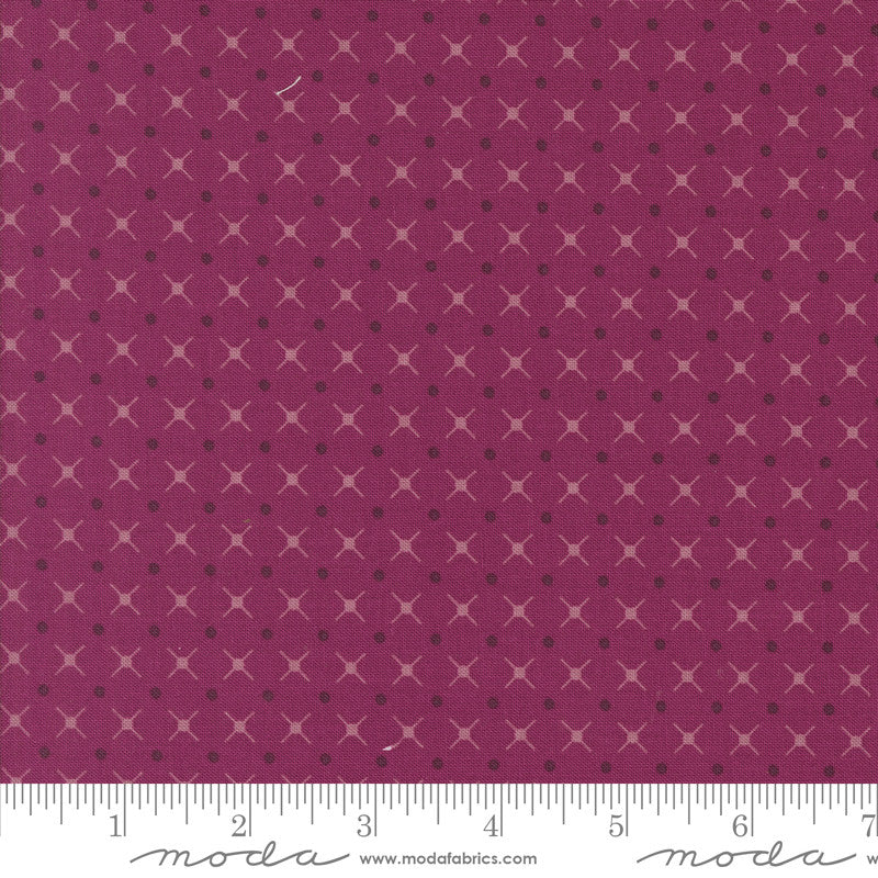 Color Crush X and O Magenta Yardage by V and Co. for Moda Fabrics | 10887 22