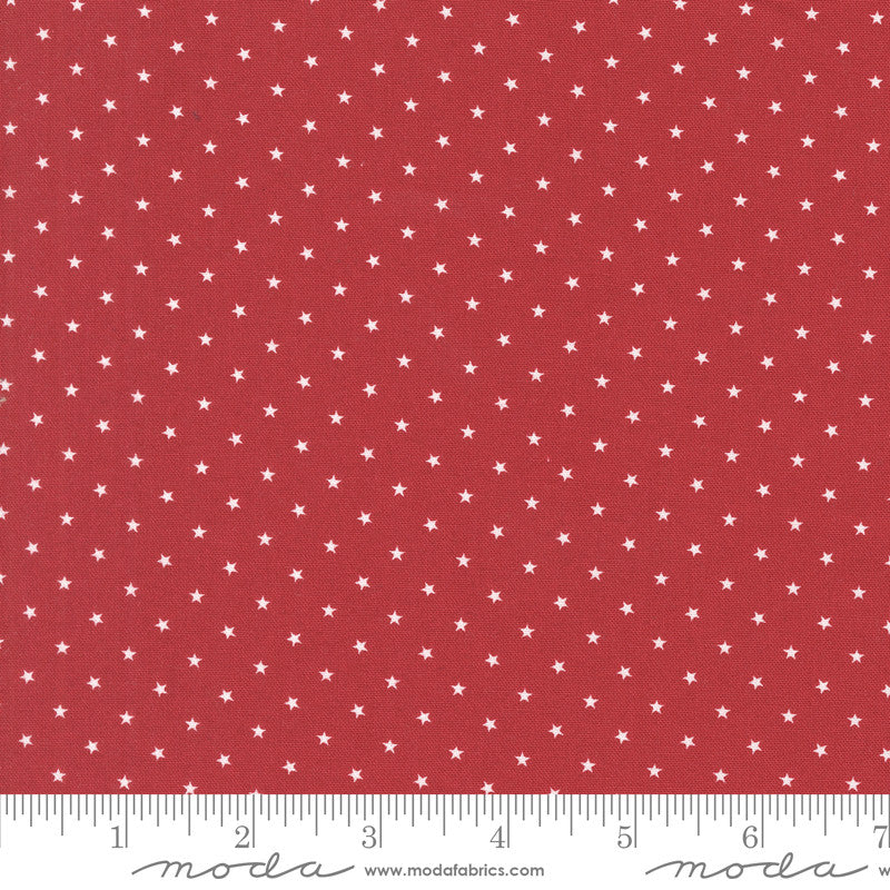 PRESALE Star Spangled Twinkle Rocket Yardage by April Rosenthal of Prairie Grass for Moda Fabrics | 24106 84