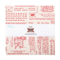 TYPE/ography 10" Stacker B Backgrounds by Lori Holt of Bee in My Bonnet for Riley Blake Designs | 42 Pcs | 10-16850B-42