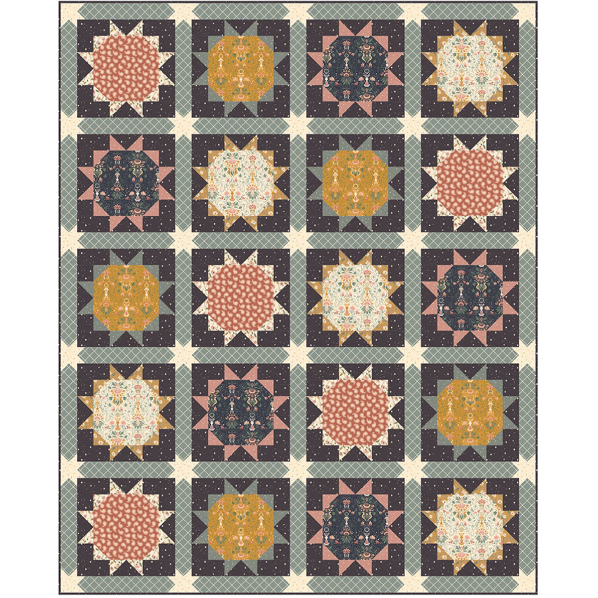 Eclipse Quilt Pattern Pattern by Frannie B Quilting Co. | P172-ECLIPSE