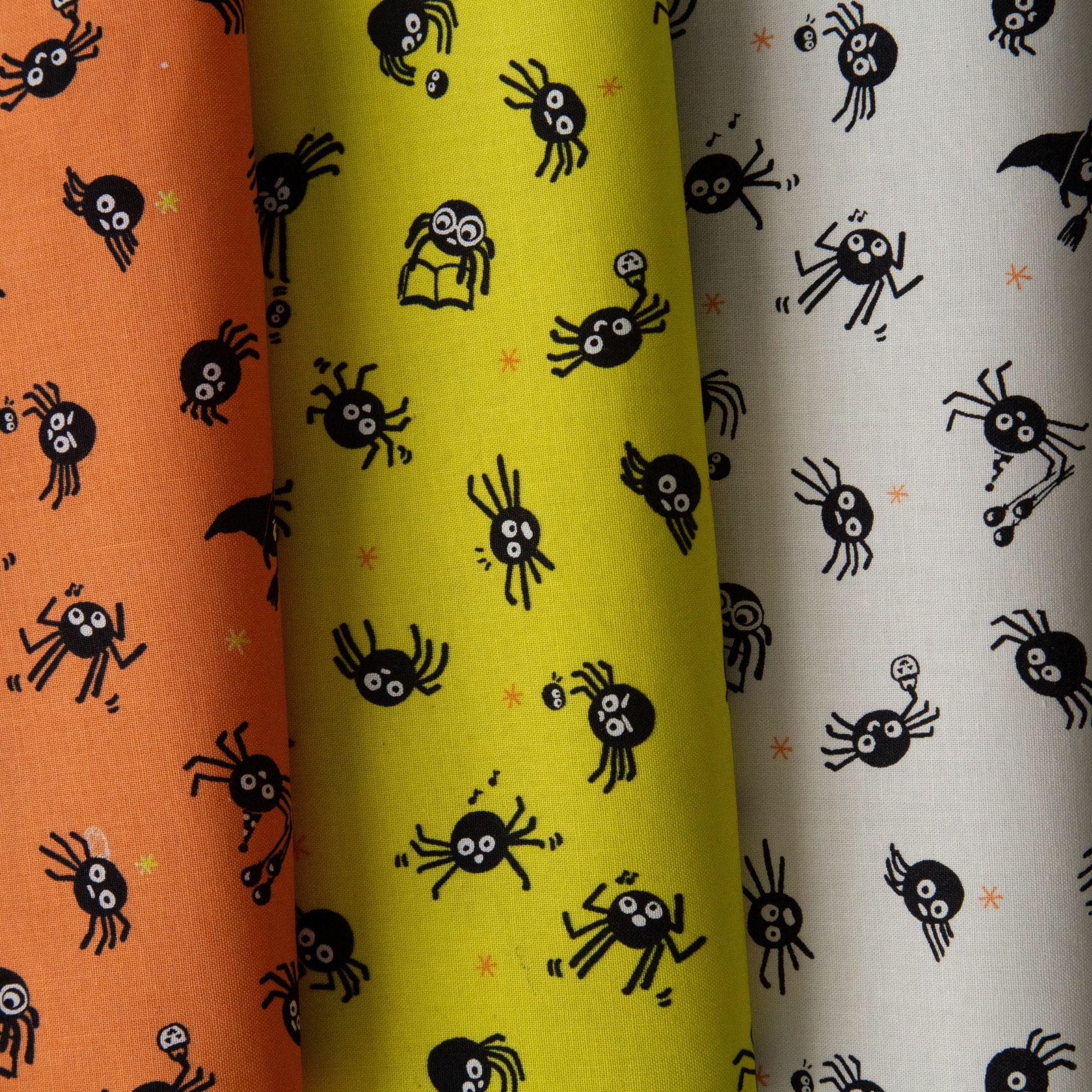 PRESALE Freaky Familiars Custom Fat Quarter Bundle Spider Sense by Ruby Star Society | 3 FQs | Curated Bundle