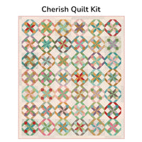 PRESALE Cherish Custom Quilt Kit With Gentler Times by Lori Holt of Bee in My Bonnet | Size 76" x 86"