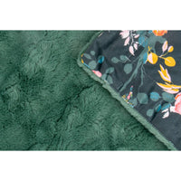 Floral Minky Blanket by Dreamy Blankets  | Porch Swing Floral| Premium Soft Minky Blanket | Blanket Size 60" x 72"