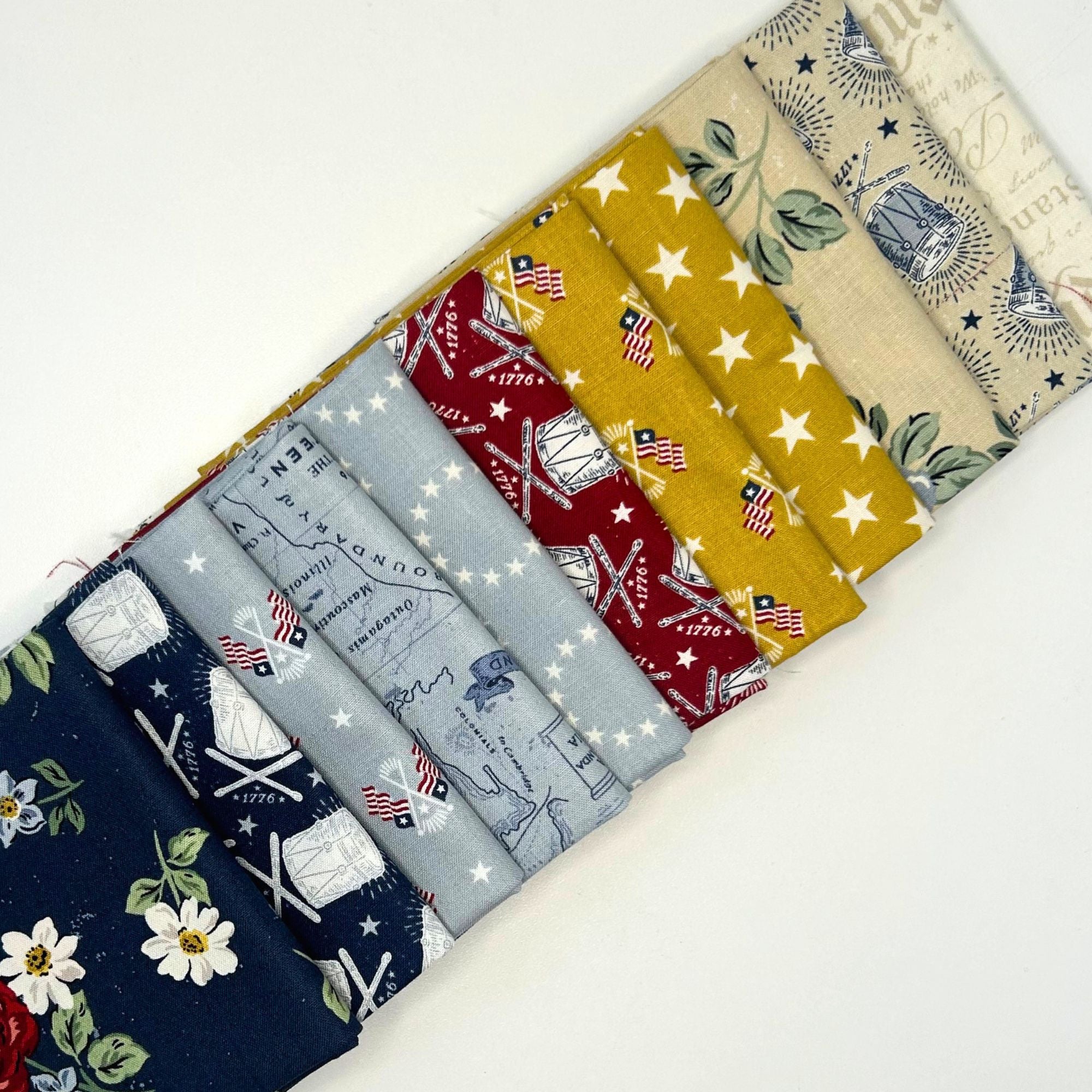Independence Custom Fat Quarter Bundle by the RBD Designers for Riley Blake Designs | 11 FQs |. Curated Bundle
