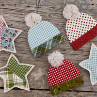 PRESALE Chilly Ornaments Custom Kit With Chilly by Sweetwater for Moda Fabrics | Ornaments Size 4" x 4"