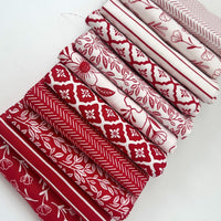 Radiant Ruby Custom Fat Quarter Bundle by Dani Mogstad for Riley Blake Designs | 11 FQs | Curated Bundle