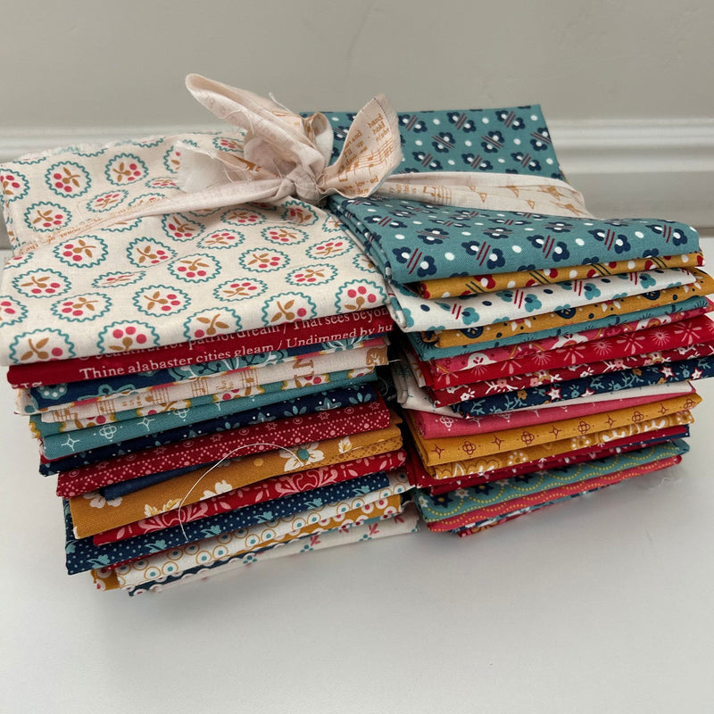 Americana Custom Fat Quarter Bundle by Lori Holt of Bee in My Bonnet for Riley Blake Designs | 52 Fat Quarters