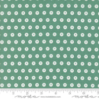 Raspberry Summer Dots Teal Yardage by Sherri & Chelsi for Moda Fabrics | 37692 19