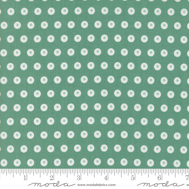 PRESALE Raspberry Summer Dots Teal Yardage by Sherri & Chelsi for Moda Fabrics | 37692 19