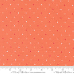 Magic Dot Coral Yardage by Lella Boutique for Moda Fabrics | 5230 11