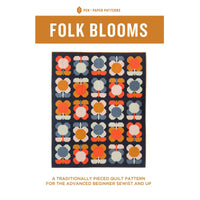 Folk Blooms Quilt Pattern by Pen + Paper Patterns | P176-FOLKBLOOMS
