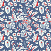 Freedom Garden Main Cornflower Yardage by My Mind's Eye for Riley Blake Designs | C15620-CORNFLOWER