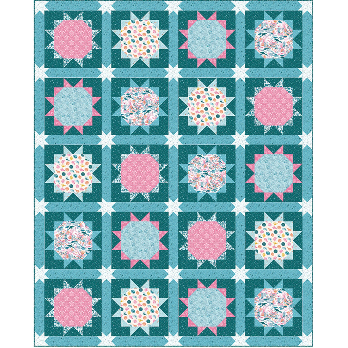 Eclipse Quilt Pattern Pattern by Frannie B Quilting Co. | P172-ECLIPSE