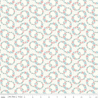 Mary Catherine Wreaths Cloud Yardage by Amy Smart for Riley Blake Designs | C16701-CLOUD