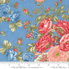 Grand Haven Cabbage Rose Sky Yardage by Minick & Simpson for Moda Fabrics | 14980 16