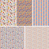 Summer Fair Custom Fat Quarter Bundle by Liberty Fabrics for Riley Blake Designs | 5 FQs | Curated Bundle