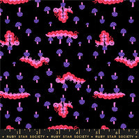 PRESALE Hello Alice Caterpillar Black Yardage by Sarah Watts for Ruby Star Society | RS2127 13