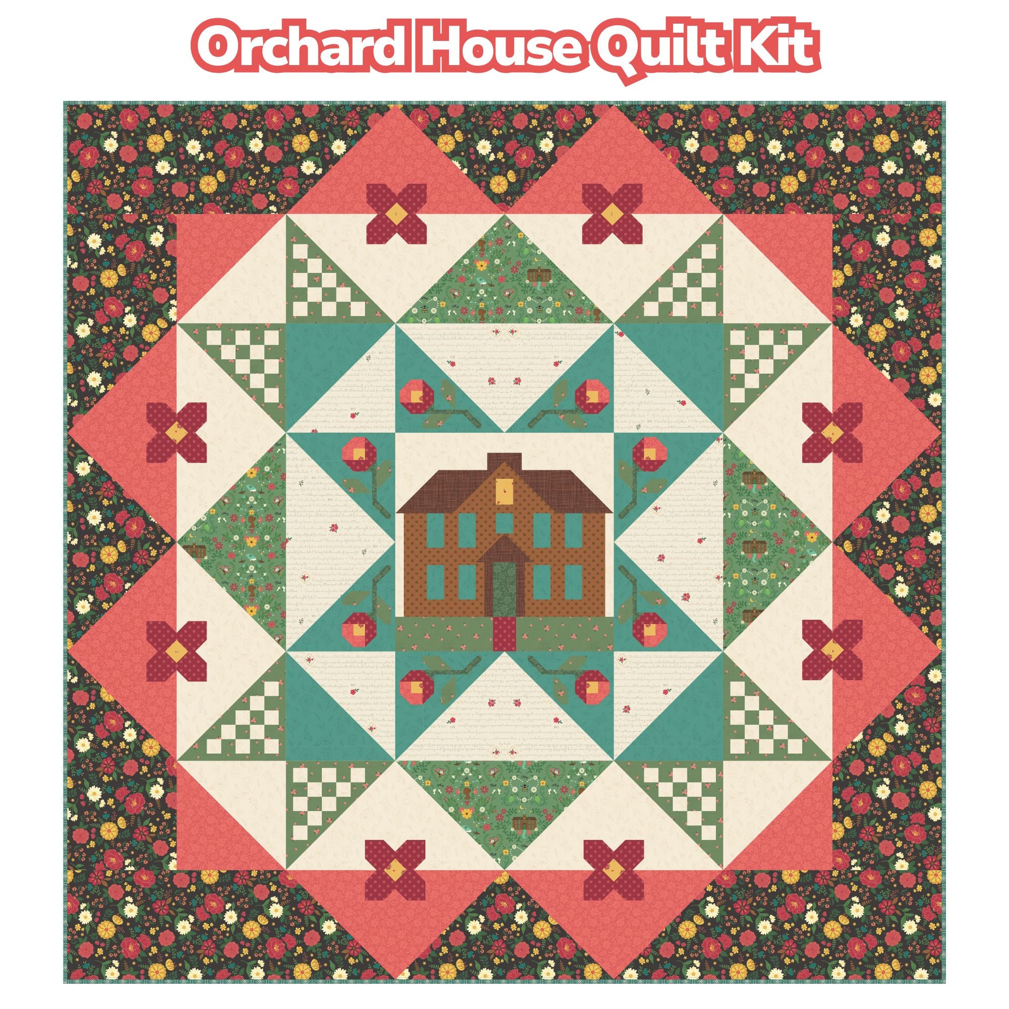 PRESALE Orchard House Quilt Kit Boxed With Orchard House by Heather Peterson for Riley Blake Designs | KT-17720