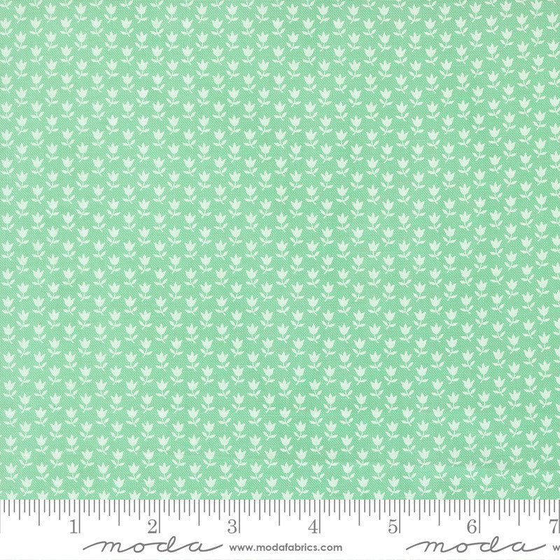 A Cat Named Stitch June Green Yardage by Camille Roskelley for Moda Fabrics | 55347 19