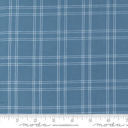 Shoreline Medium Blue Plaid Yardage by Camille Roskelley for Moda Fabrics |55302 13
