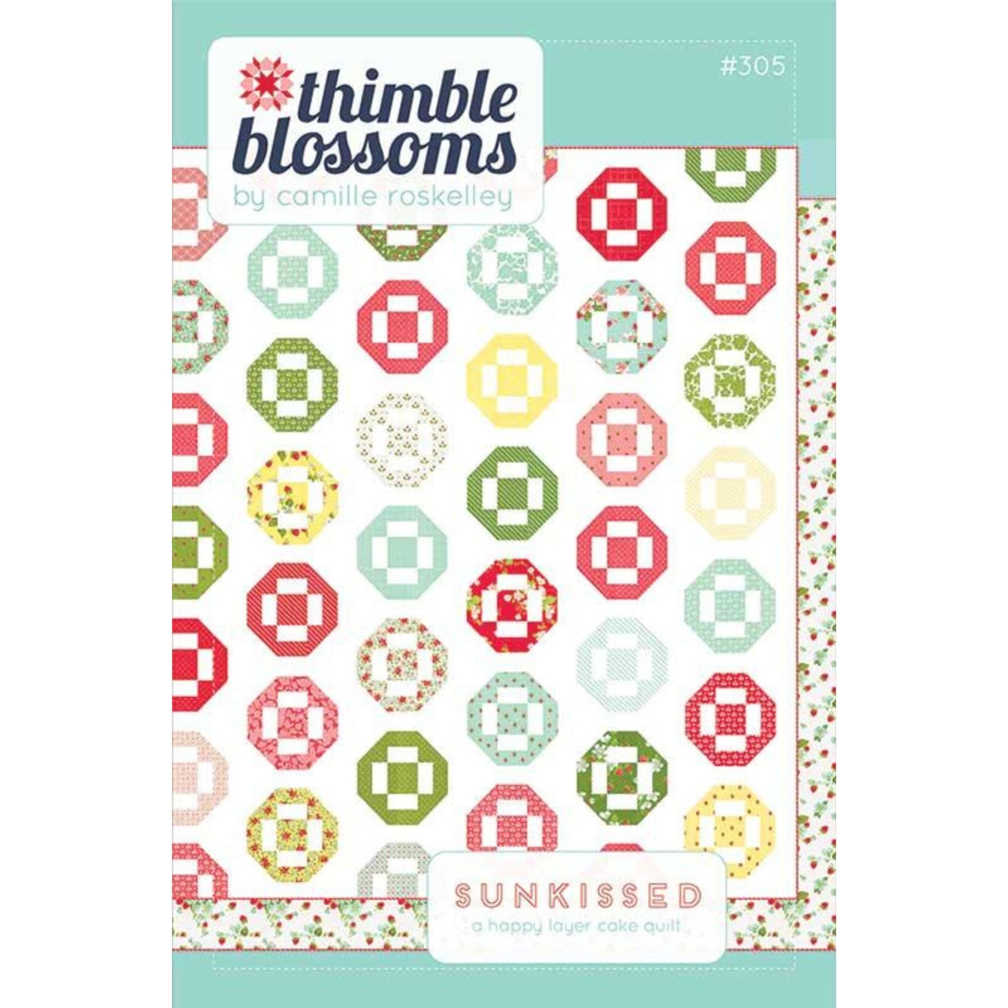 PRESALE Sunkissed Quilt Kit With Bloomsberry by Camille Roskelley for Moda Fabrics | Quilt Size 66" x 71"