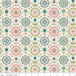 PRESALE Wide Back Piece & Plenty Spring Charm Lagoon Yardage by Lori Holt of Bee in my Bonnet | 108" Wide Backing Fabric | WB15896-LAGOON